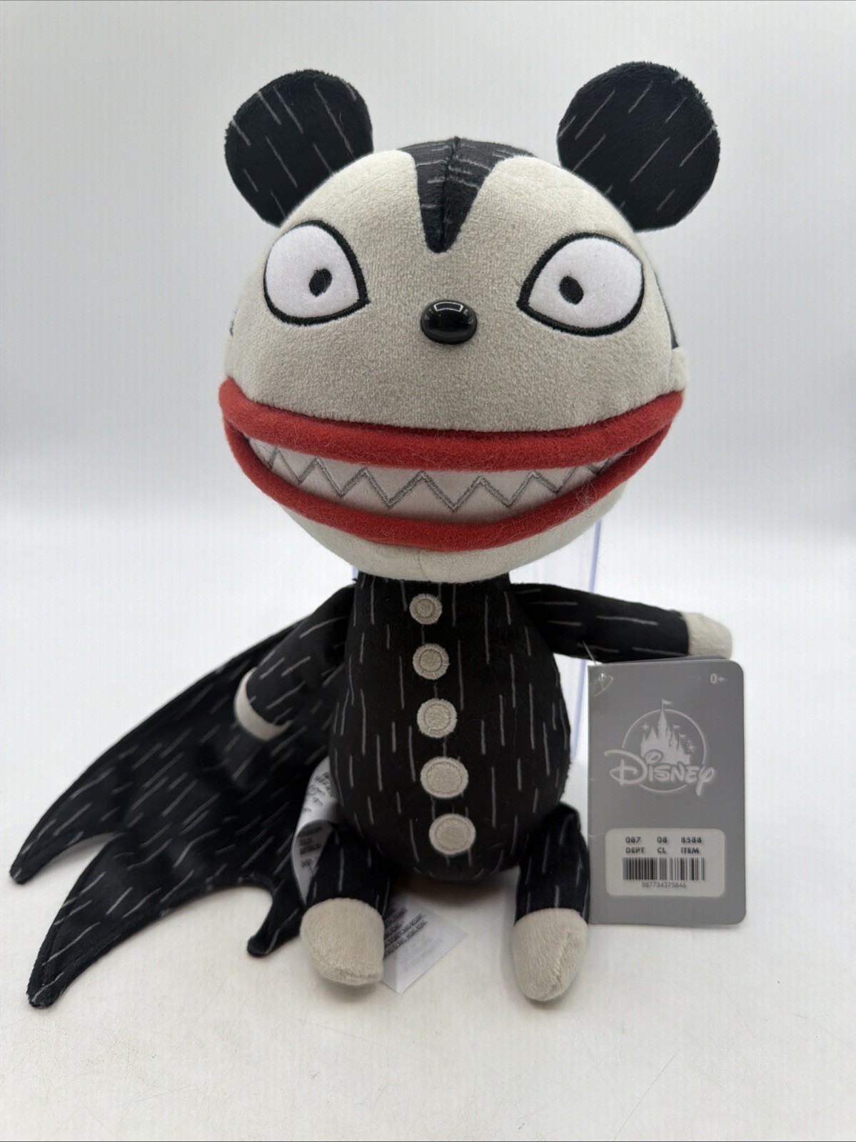NWT Disney The Nightmare Before Christmas Vampire Teddy Plush 12