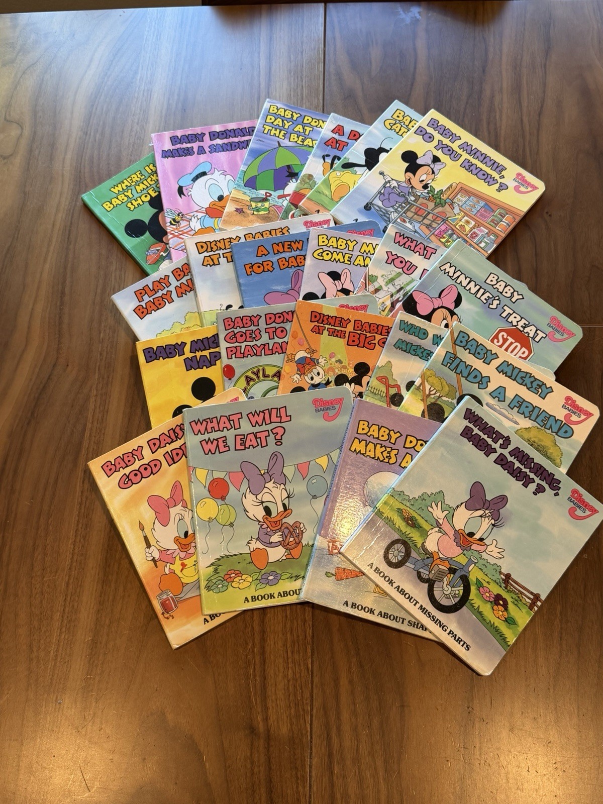 Vintage Weekly Reader Disney Babies Mini Books Lot, 22 books (1987-1990)