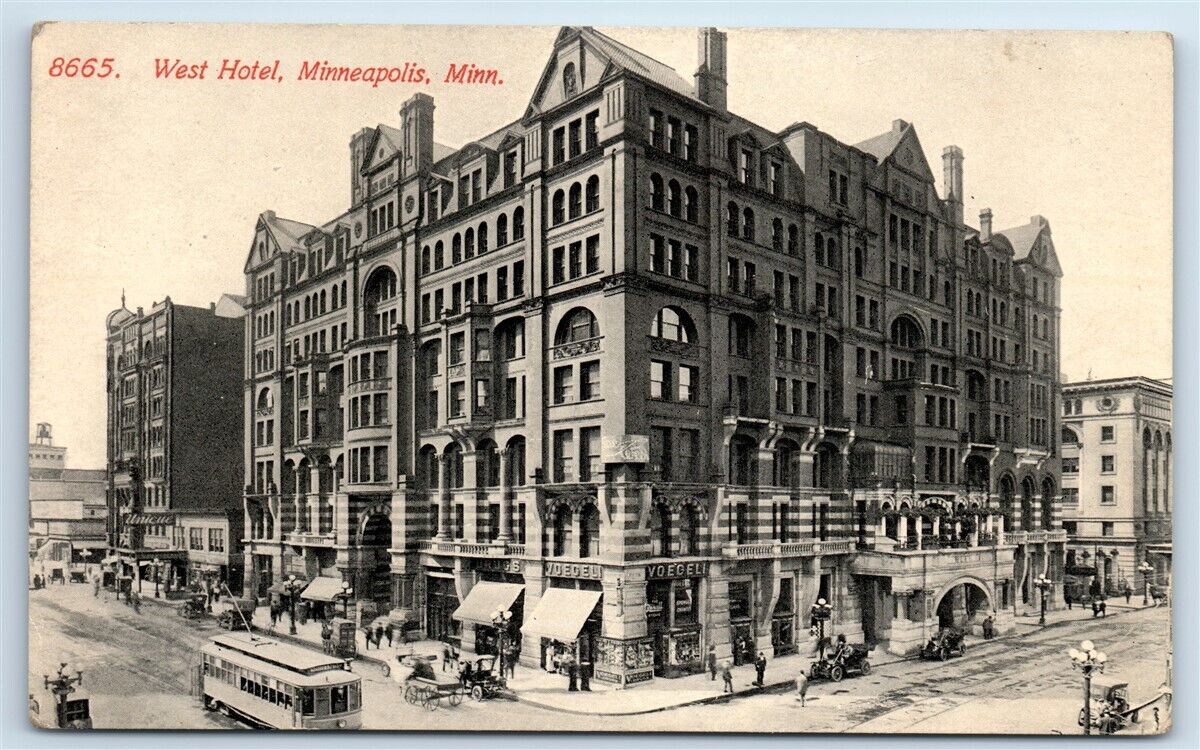Postcard West Hotel, Minneapolis, Minnesota H101