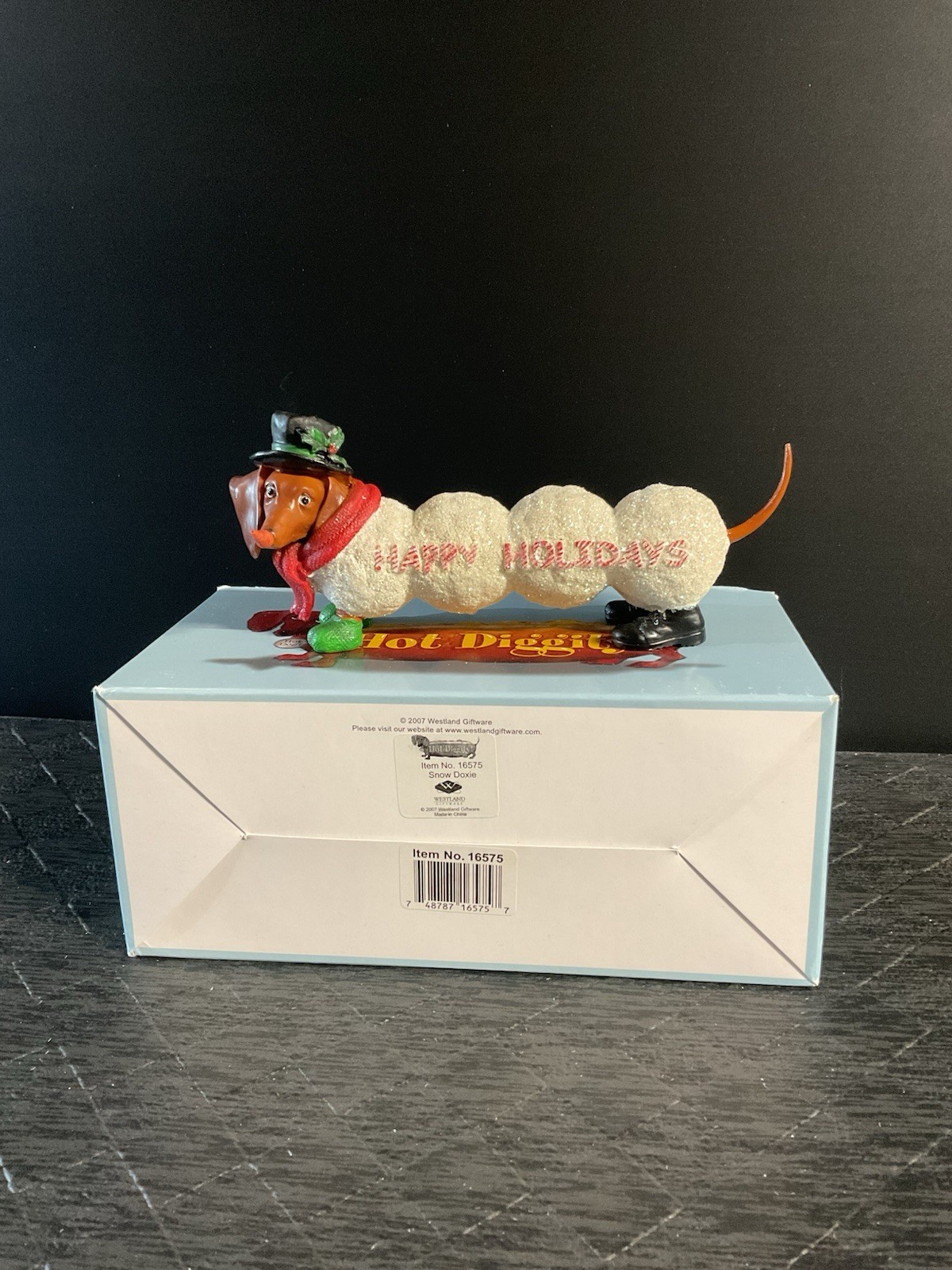 Westland Hot Diggity Dog 16575 Snow Doxie Weiner Dachshund