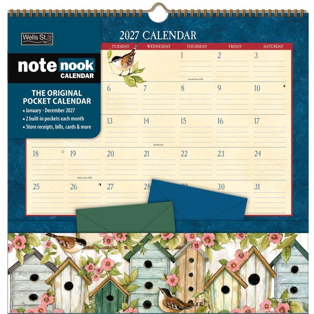 Lang Brands, LLC, Heart and Home 2027 Note Nook by Susan Winget