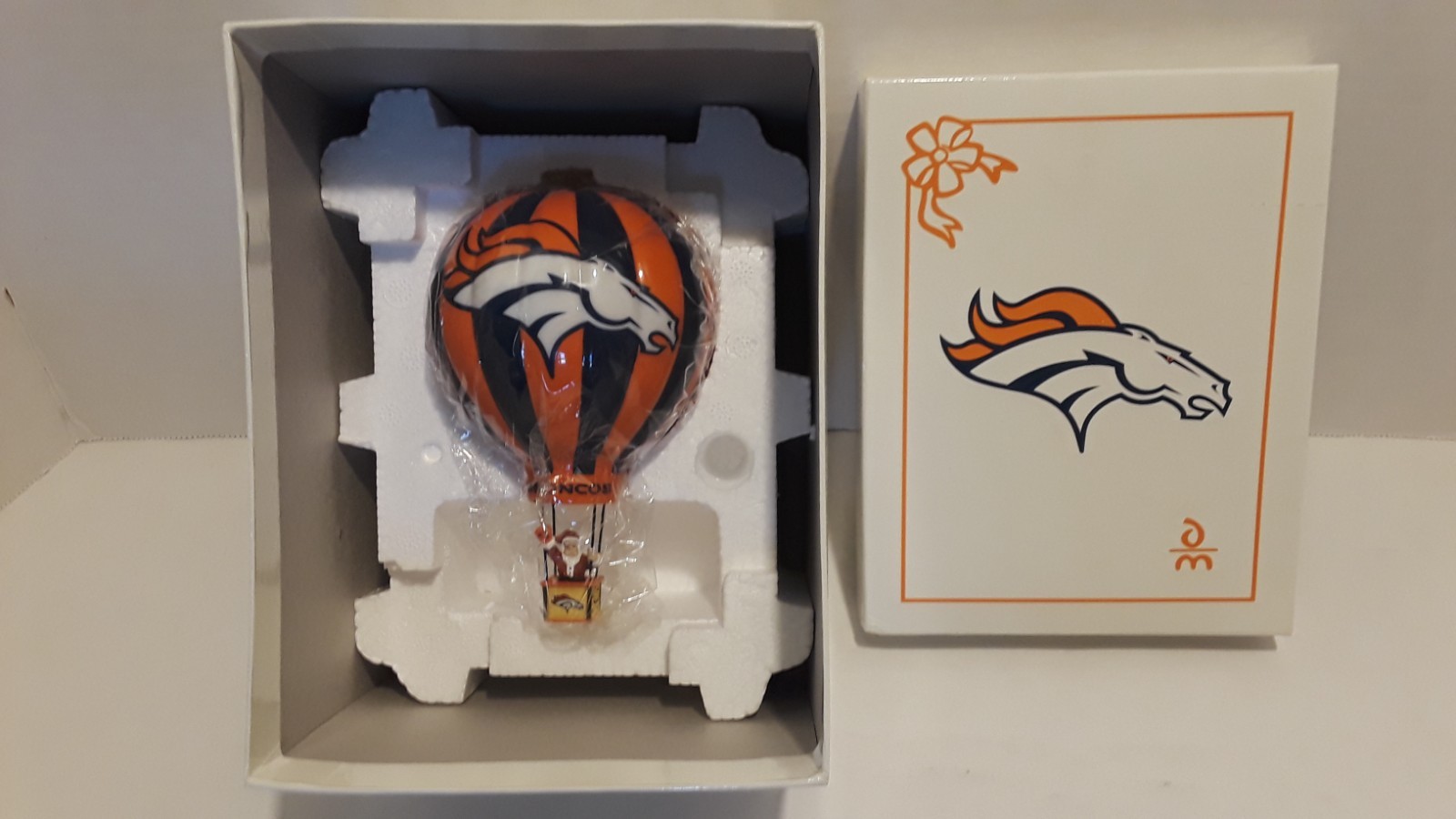 Danbury Mint Denver Broncos Christmas ornament