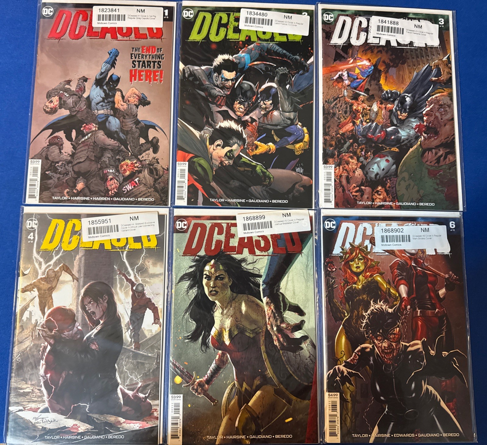 DCeased #1-6 Complete Series Cover A (2019) Verified NM, Greg Capullo, Variant 4