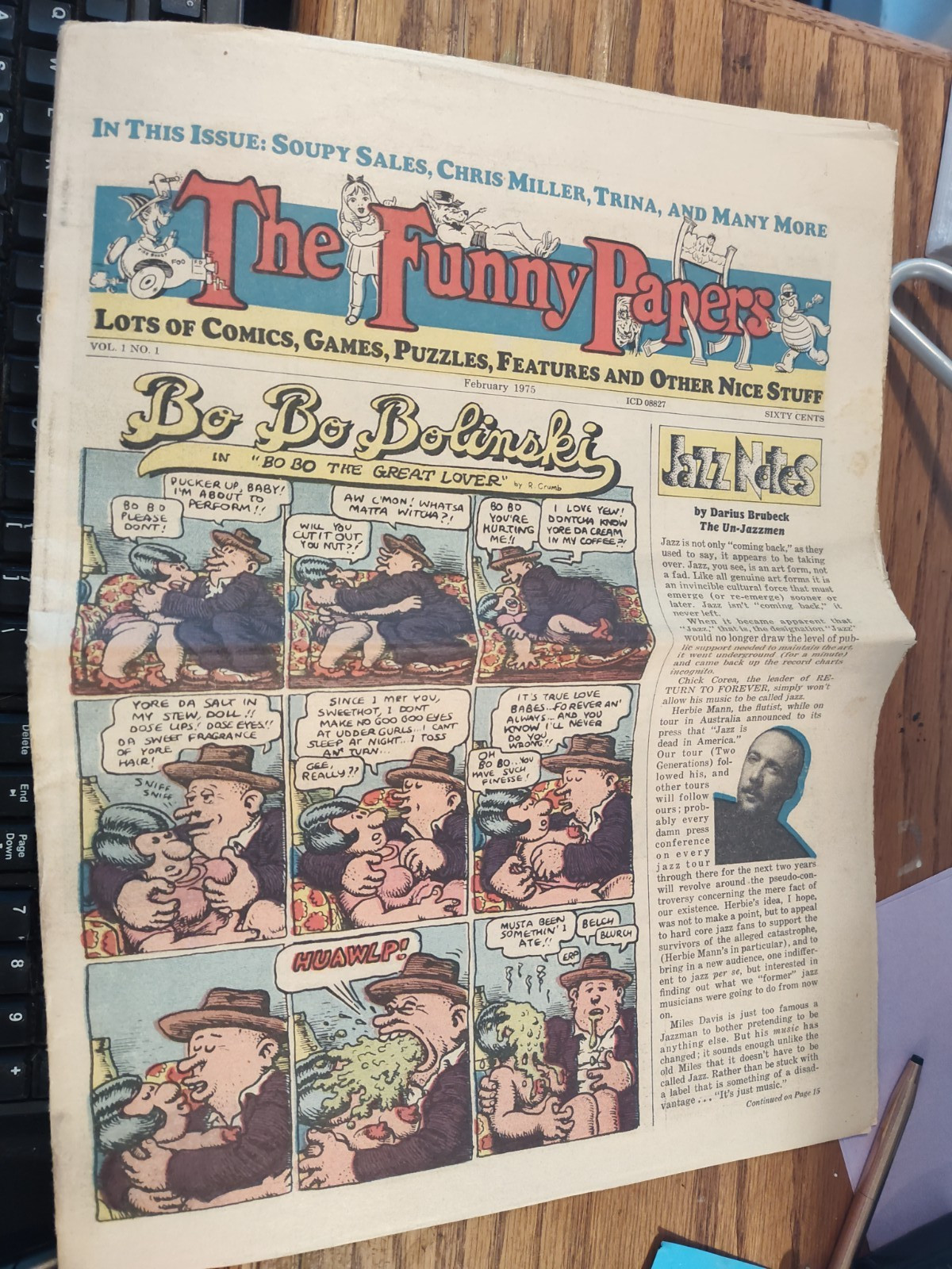 THE FUNNY PAPERS 1975 NEWSPAPER THE FUNNY PAPERS 1975 NEWSPAPER