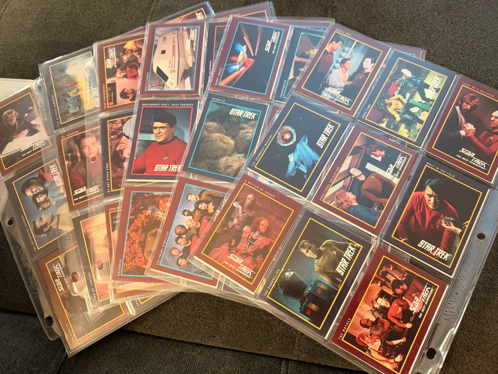 1991/92 Star Trek 25th Anniversary Series 1 2 & Next Generation Trading Card Lot