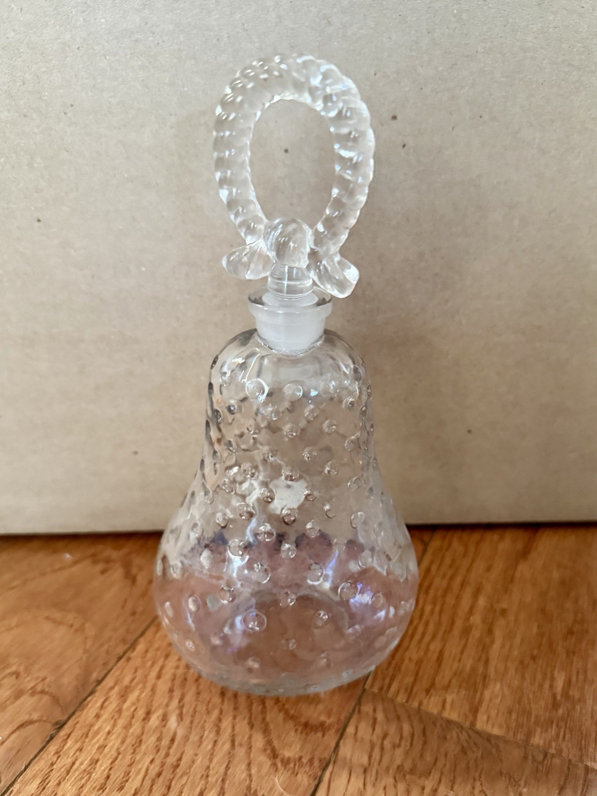 French Caron Pear Perfume Bottle Eau de Cologne Coup de Fouet 1950s Vintage