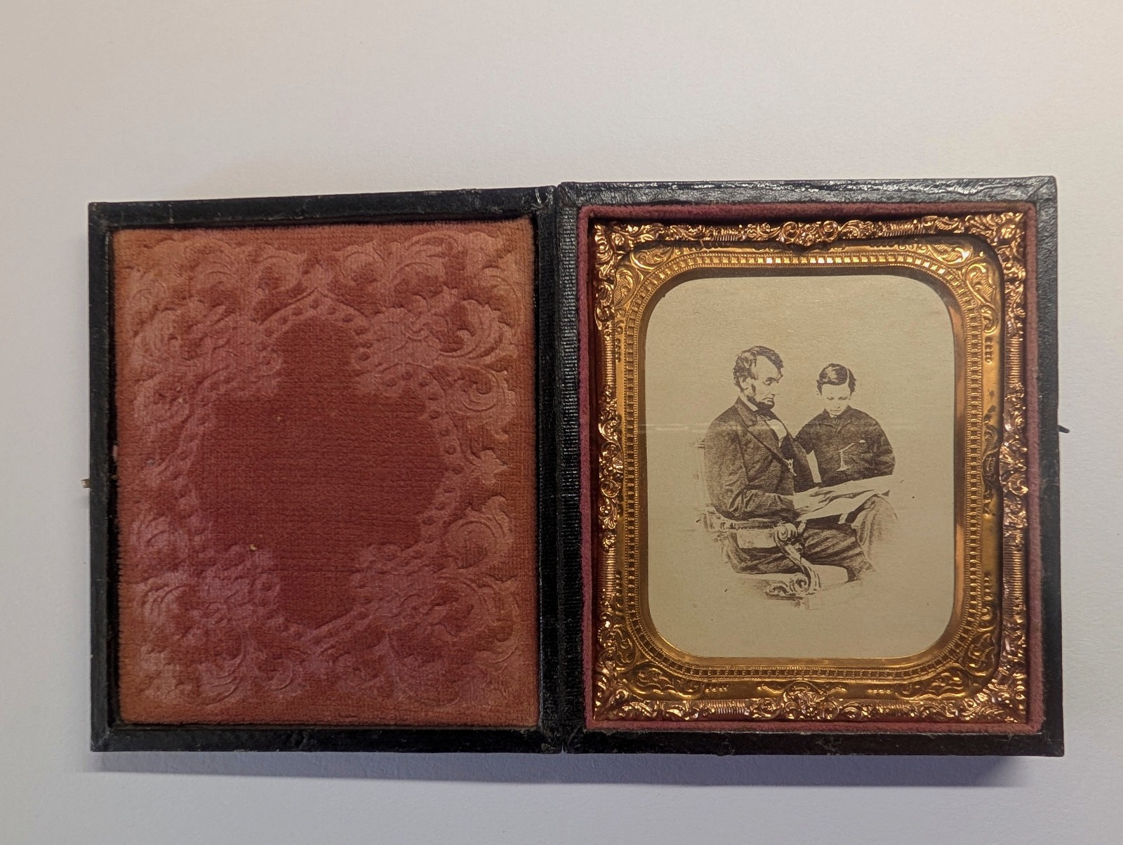 #14 ABRAHAM LINCOLN READING TO SON #14 ABRAHAM LINCOLN READING TO SON