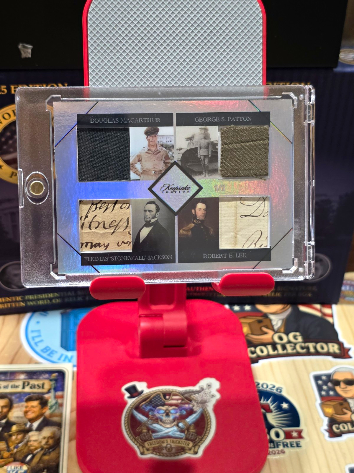 Super Products Inc. 2023 Keepsake Edition Relic #229 MacArthur Patton Lee 1/1
