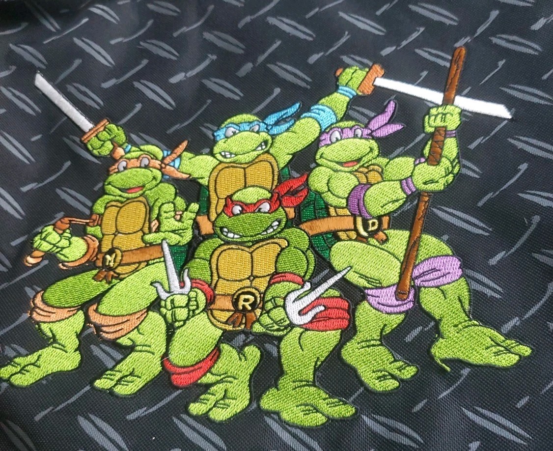 VTG 2006 TMNT Teenage Mutant Ninja Turtles Retro Messenger Bag Mirage Studios