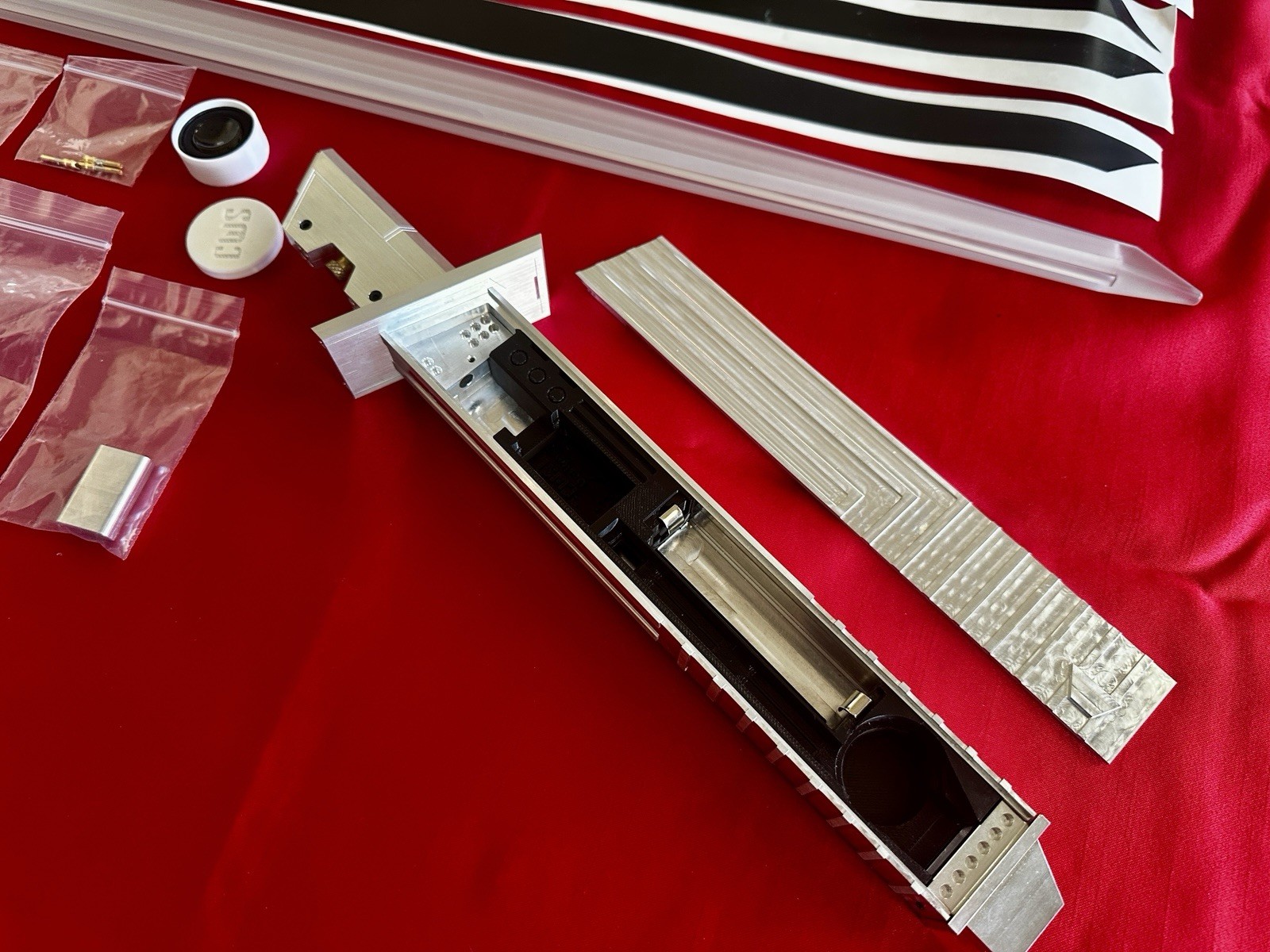 Solo’s Hold / NerfworXlab Dark Saber Lightsaber Hilt w/ blade ( DARKSTAR )