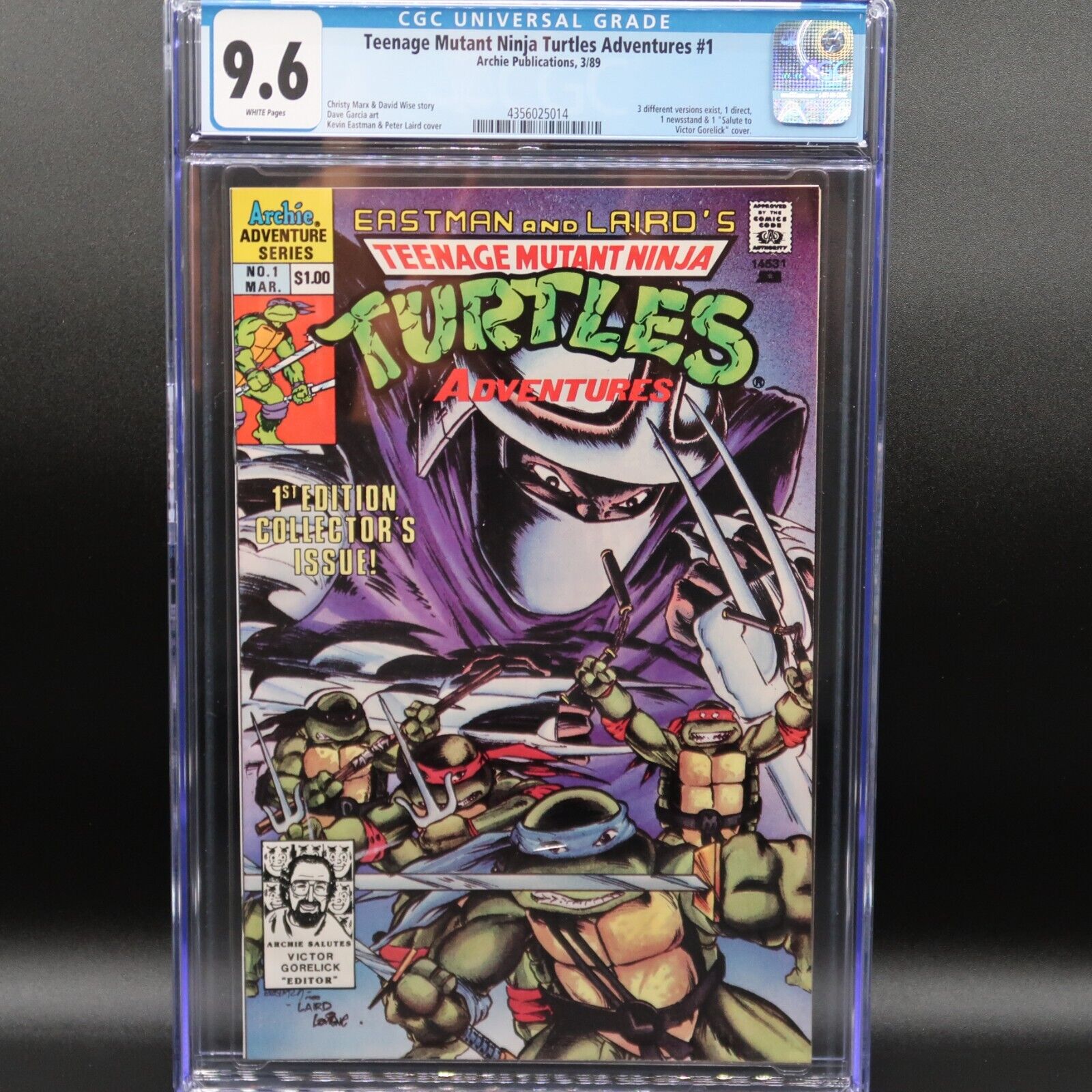 Teenage Mutant Ninja Turtles Adventures #1-🗝️ Victor Gorelick Edition 3rd Print