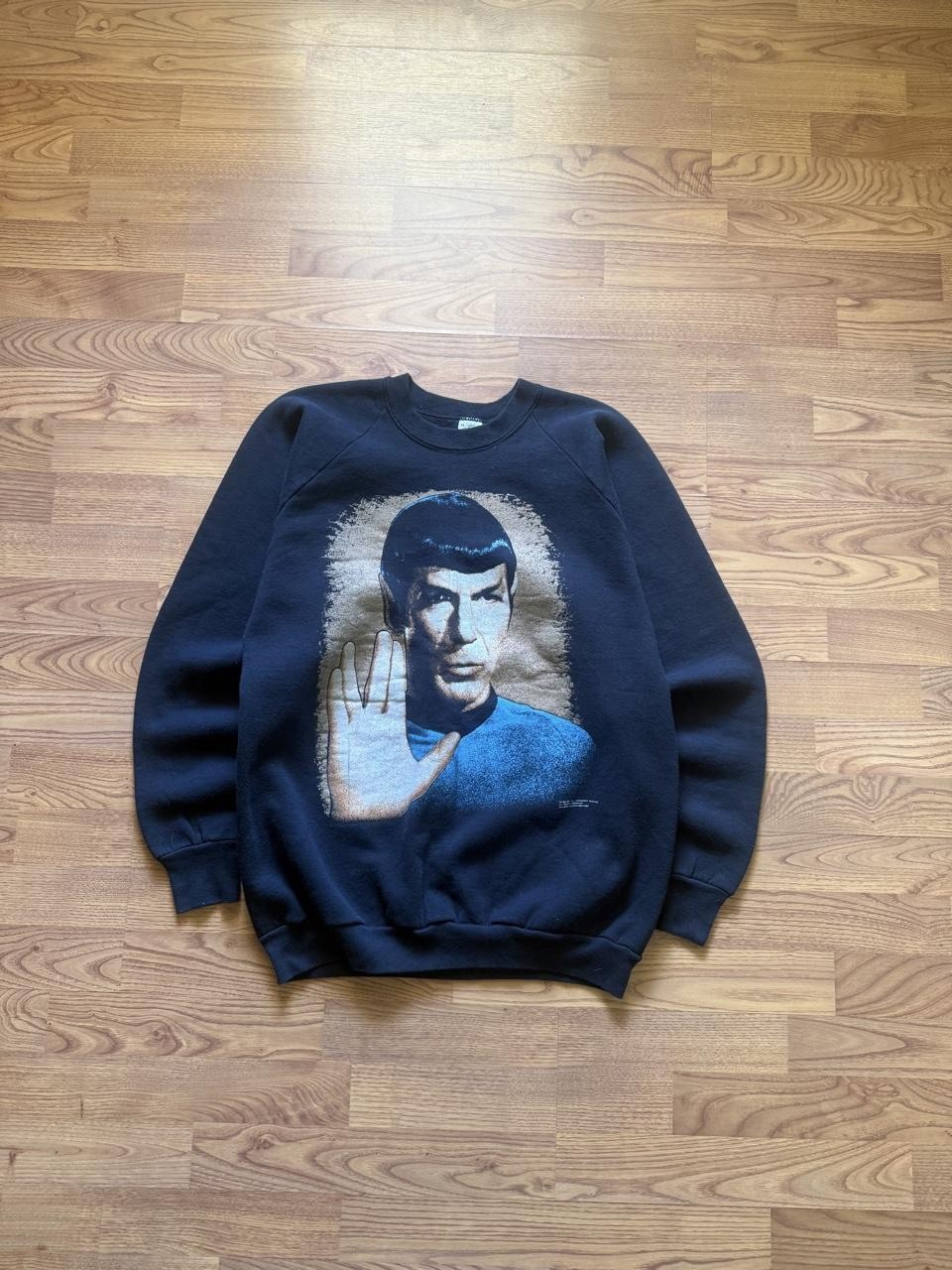 VTG 90’s Mr. Spock Star Trek Crewneck Sweatshirt 1991 Men’s XL Made In USA VTG 90’s Mr. Spock Star Trek Crewneck Sweatshirt 1991 Men’s XL Made In USA