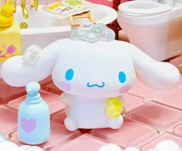 Miniso Bath Time Series Open Confirmed Sanrio Characters Collectible Figure Gift
