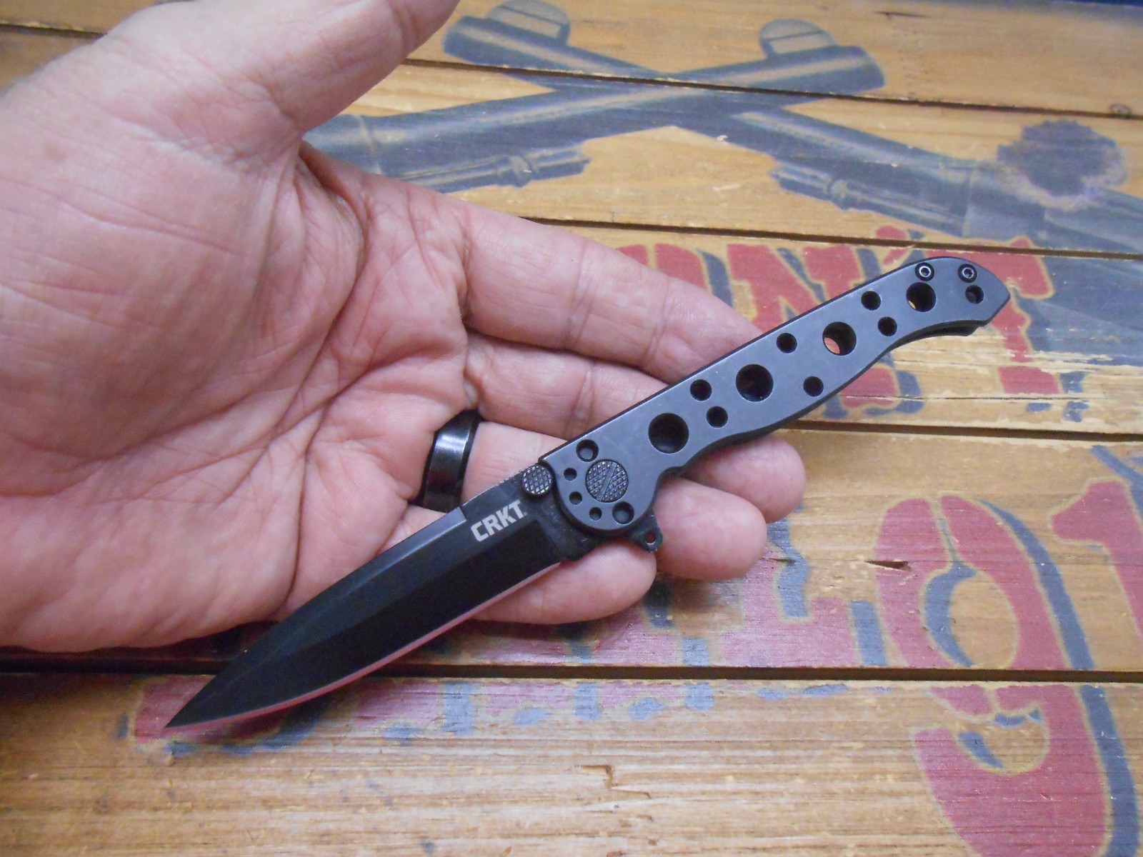 CRKT M16-01KS Pocket Knife Frame Lock Plain Edge Blade