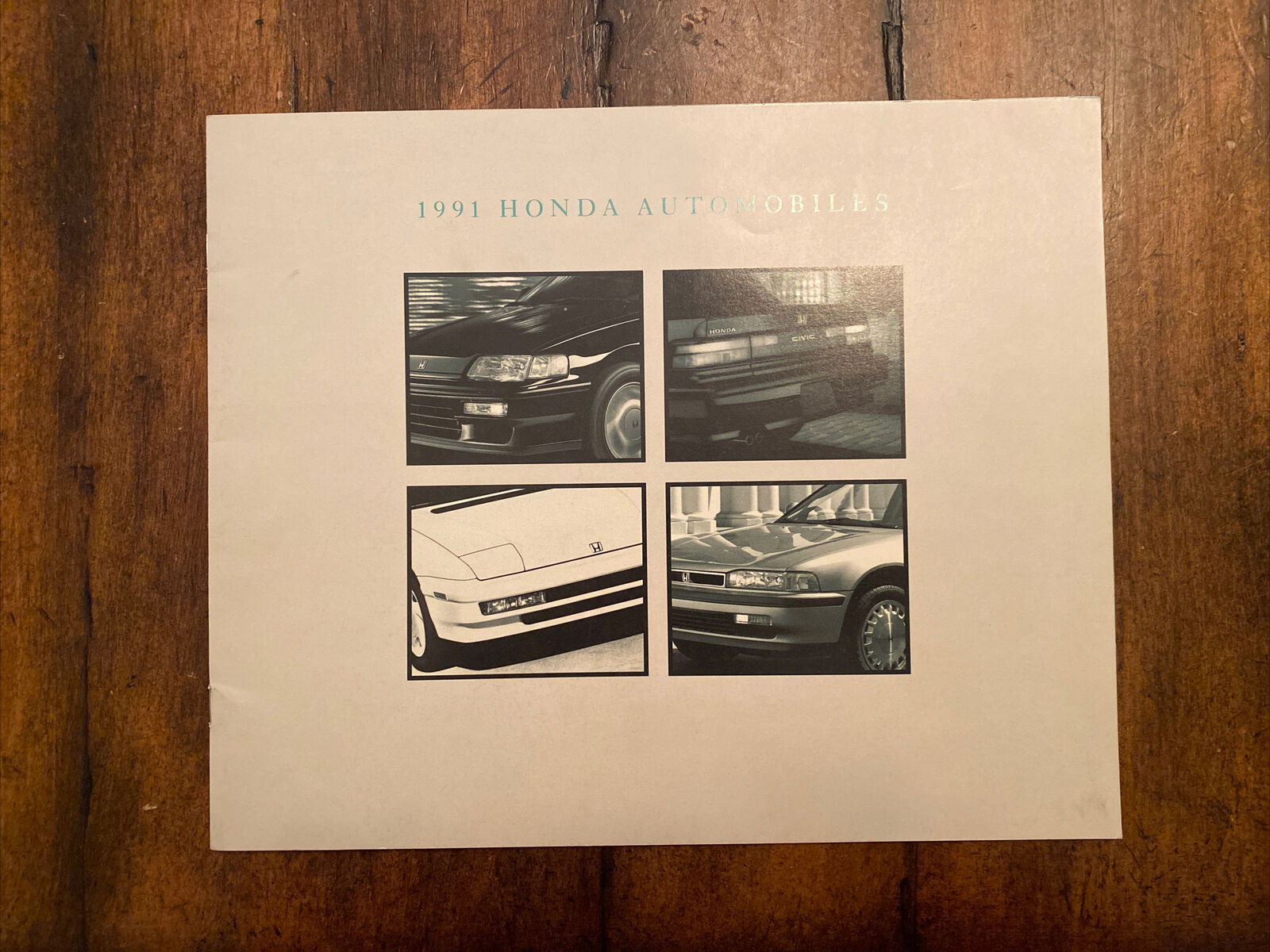 1991 Honda Automobiles Car Dealer Sales brochure catalog