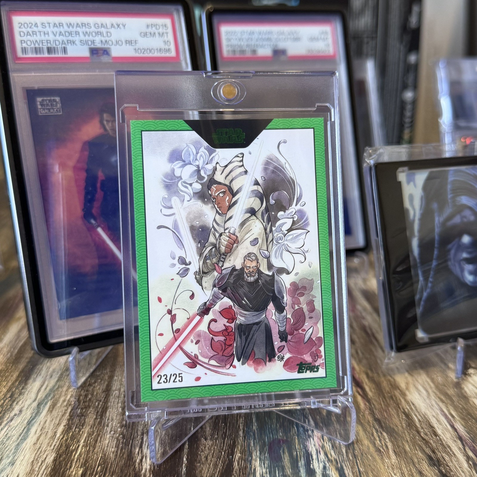 Star Wars Topps Meiyo - Ahsoka Vs Baylan Skoll /25 - Ukiyo-E - Rare SSP