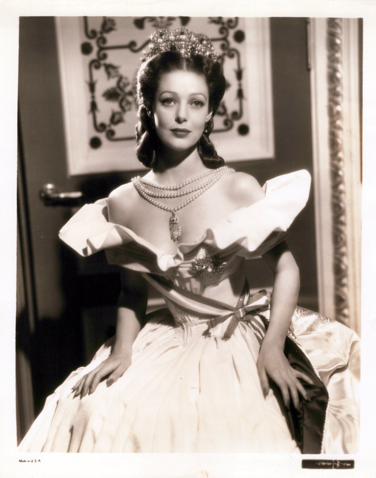 HOLLYWOOD LORETTA YOUNG STYLISH POSE STUNNING PORTRAIT 1930s ORIG PHOTO MA91