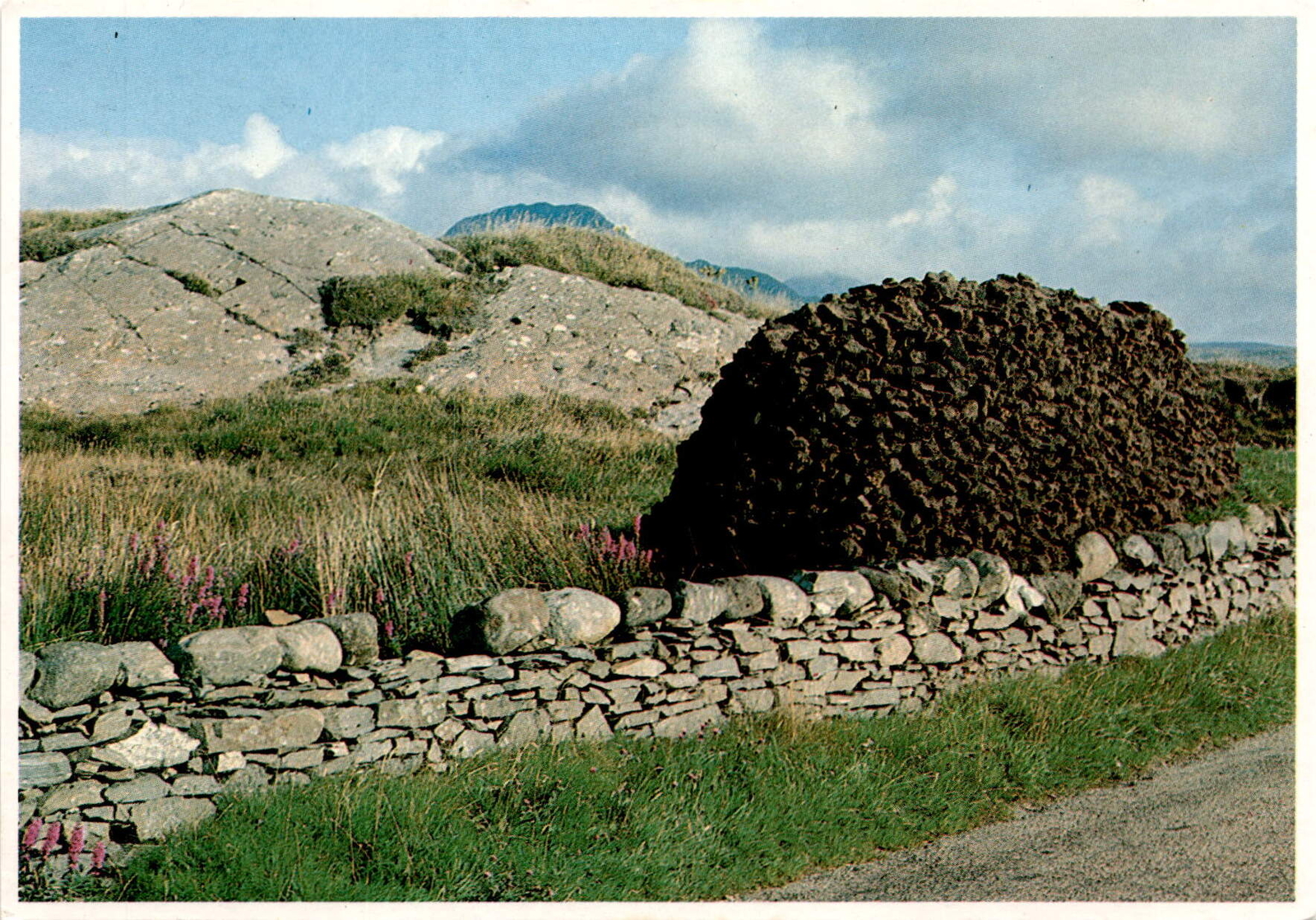 Connemara, Ireland, M. Downes, County Galway, lands Postcard