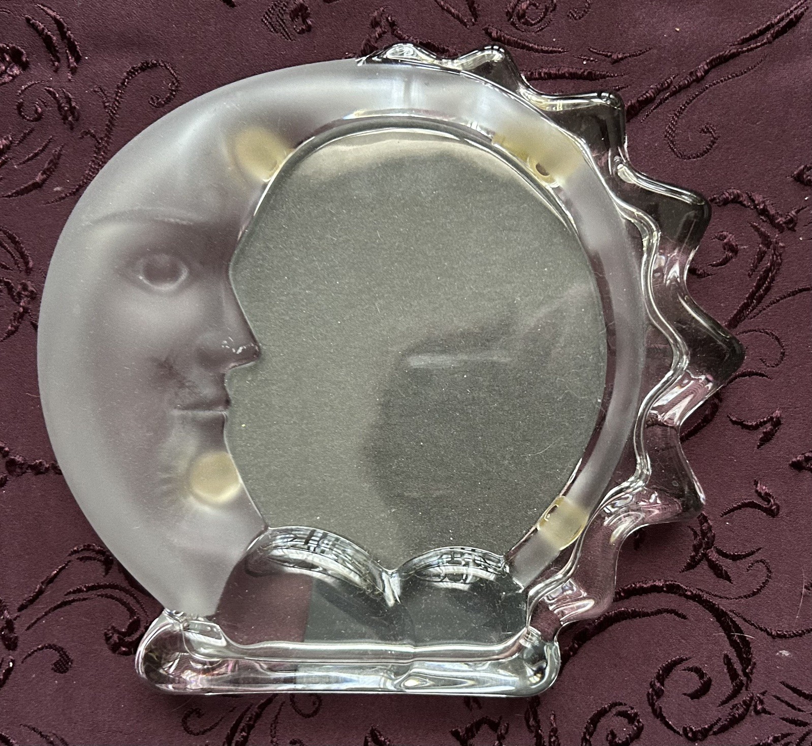 VTG 90s Celestial Crystal Moon Picture Frame VTG 90s Celestial Crystal Moon Picture Frame