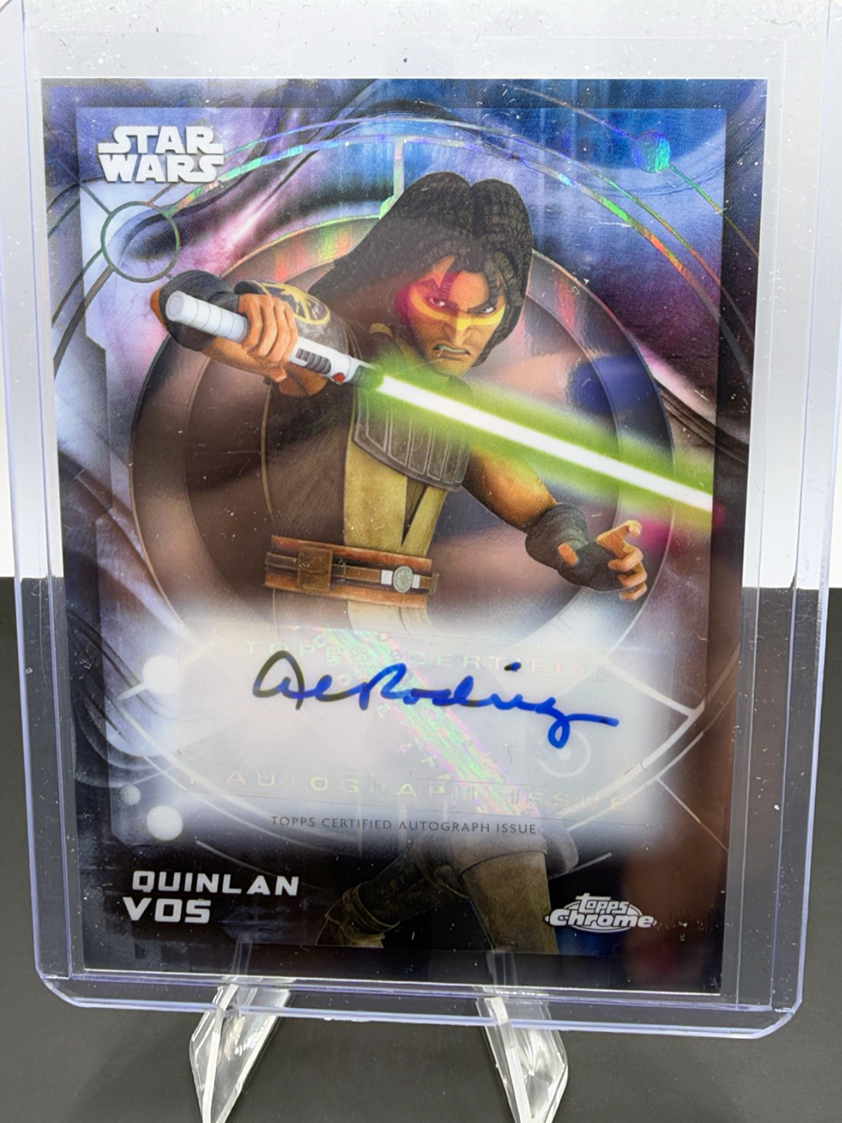 2026 Topps Chrome Star Wars Quinlan Vos Al Rodrigo Auto A-ROD
