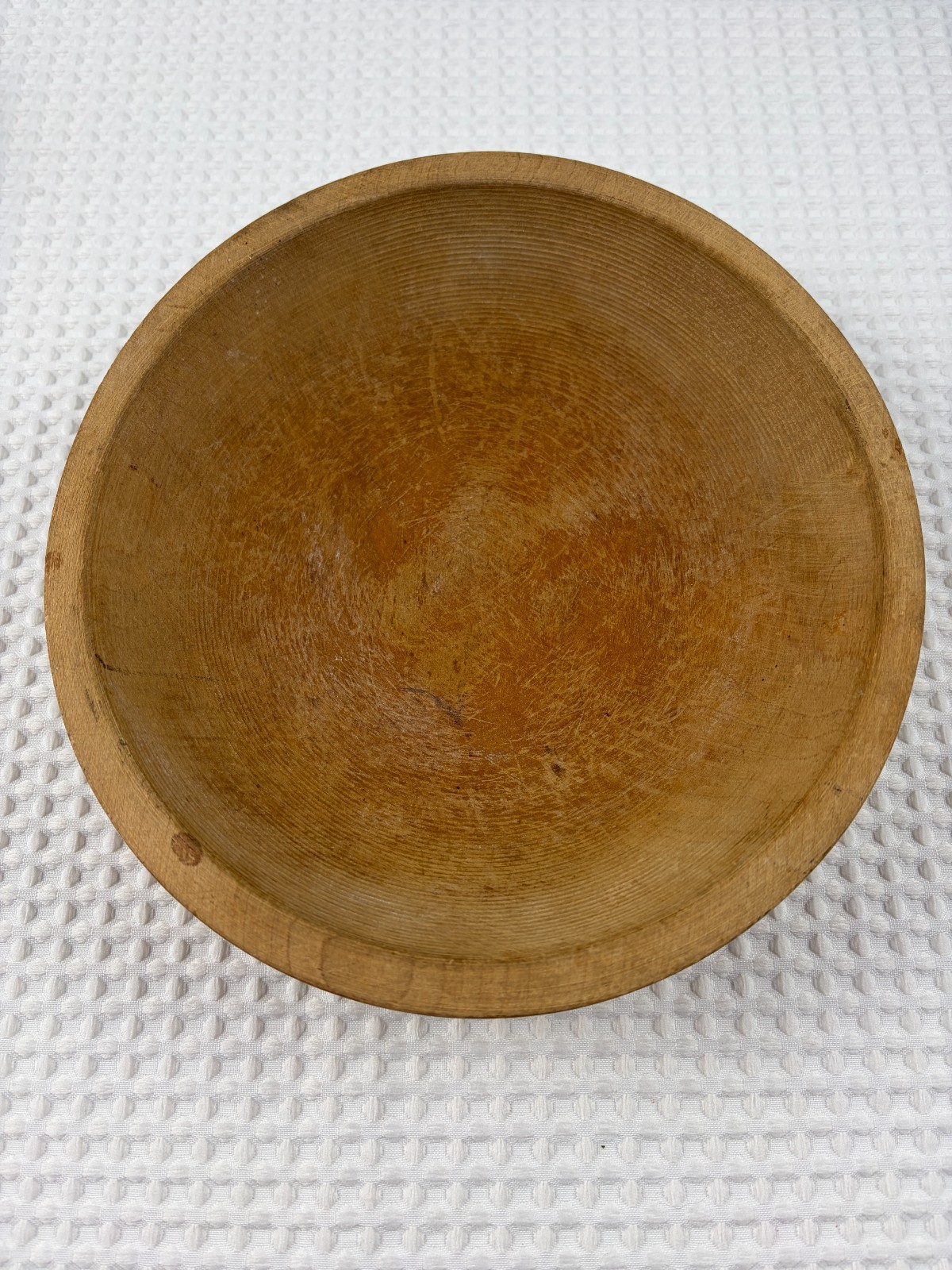 Wooden Dough Bowl Farmhouse Primitive 9\