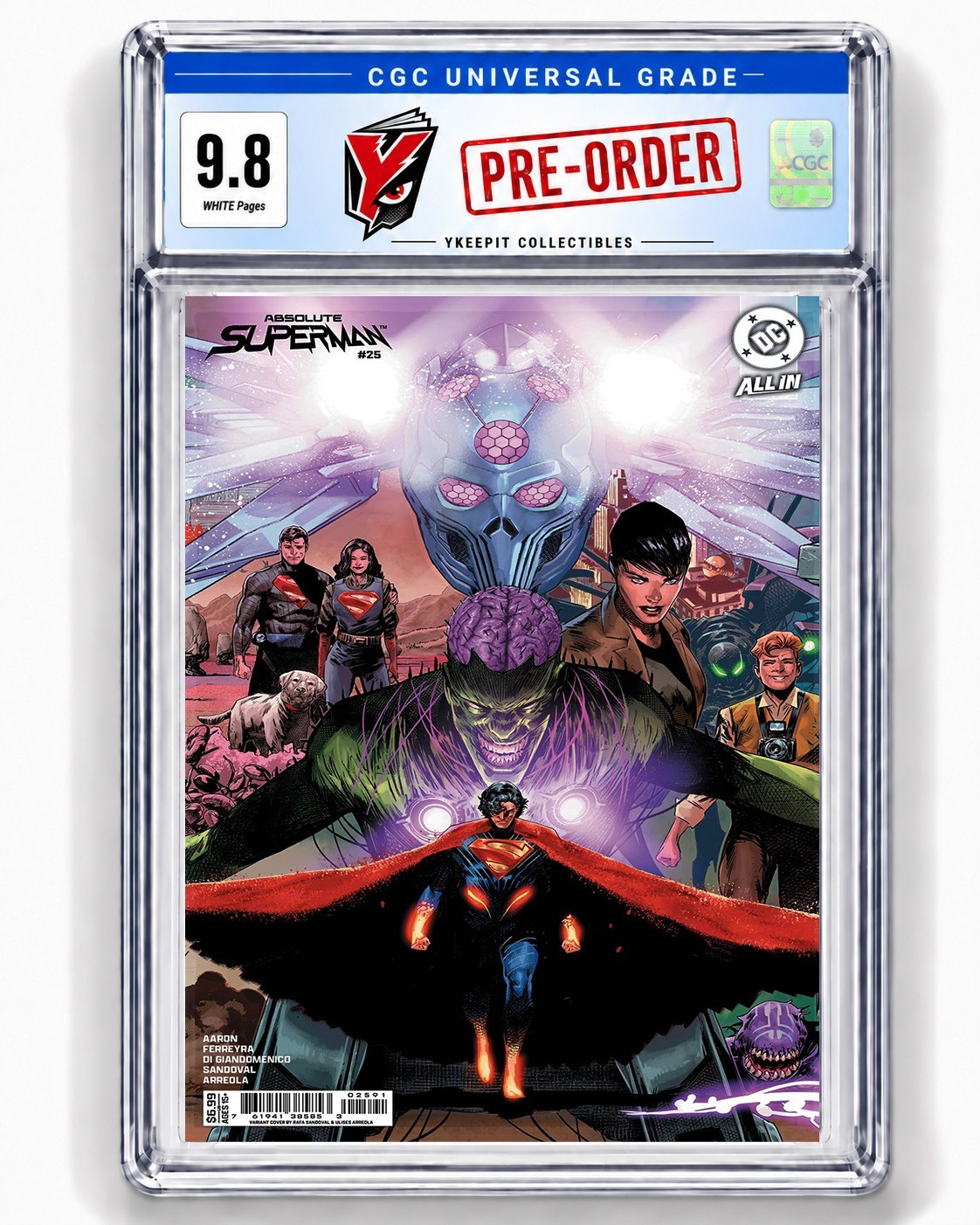 Absolute Superman #25 Rafa Sandoval Cover A CGC 9.8 PRESALE 11/4/26 🔥