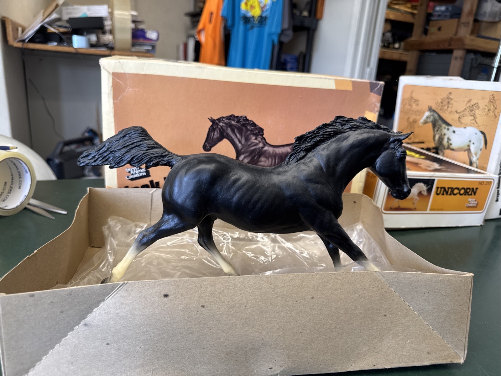 Vintage 1979 Breyer Horse Black Beauty Running # 89 With Box Vintage 1979 Breyer Horse Black Beauty Running # 89 With Box