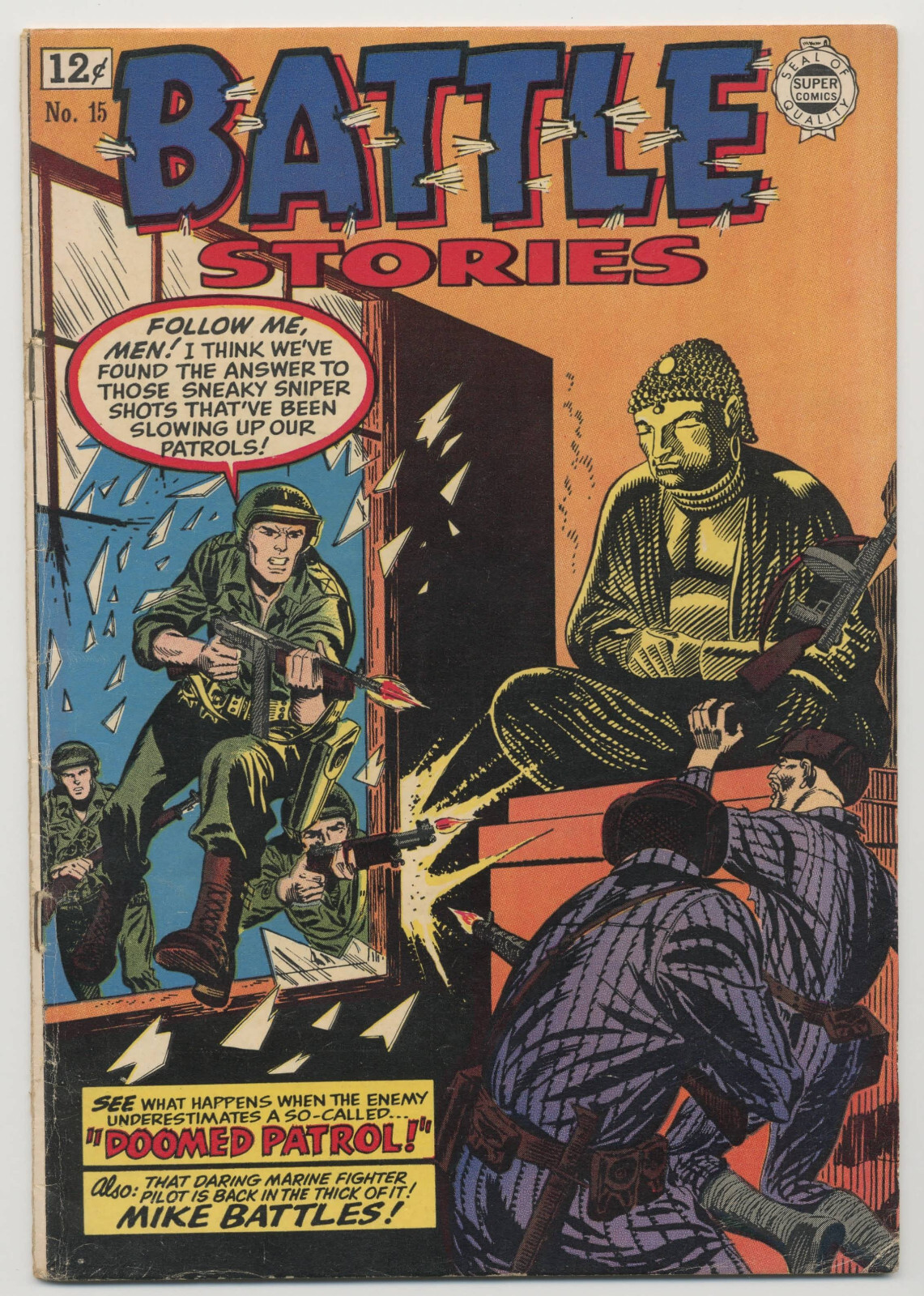 Battle Stories Comic Book No. 15, 1964 - Battle Stories Comic Book No. 15, 1964 -