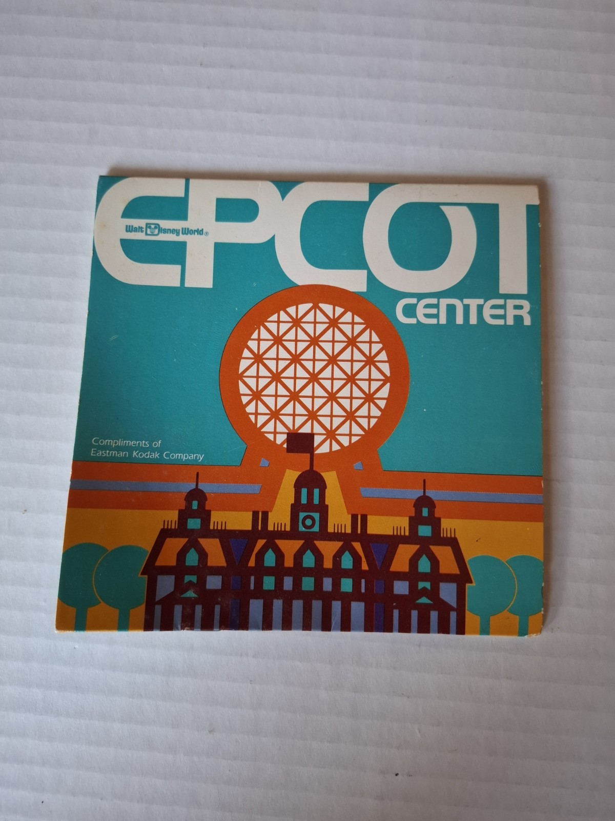 Vintage 1982 EPCOT Center Opening Year Souvenir Guide Wheel Map Kodak Disney