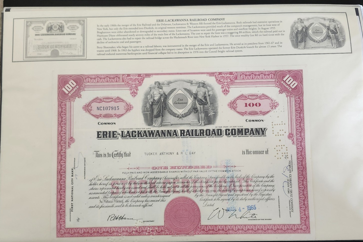 Lot of 46 American Railroad Stock Certificates - Instant Scripophily Collection