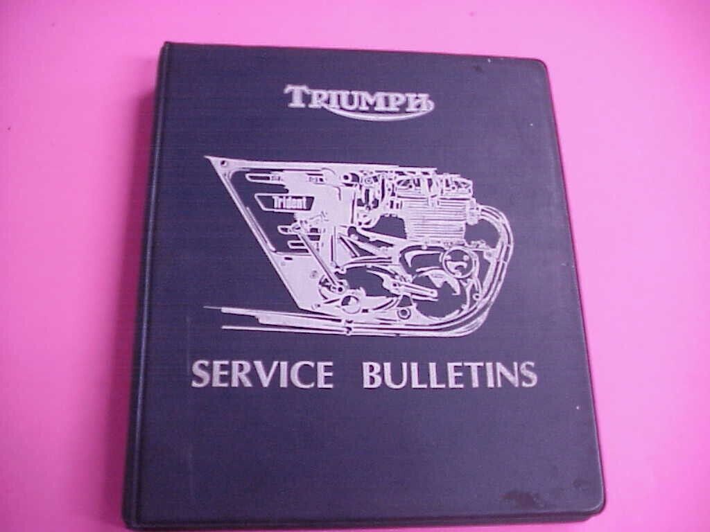 1967 thru 1971 Triumph Motorcycle Service Bulletins Johnson Motors