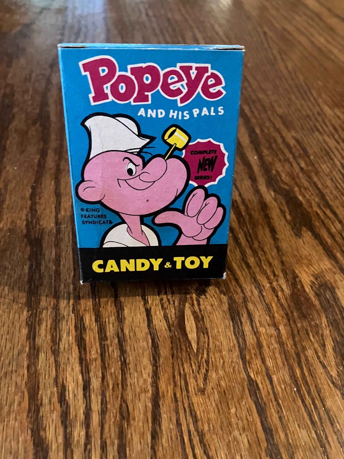 POPEYE candy & toy box : Phoenix Candy co.  RARE  1950\'s  KING FEATURES