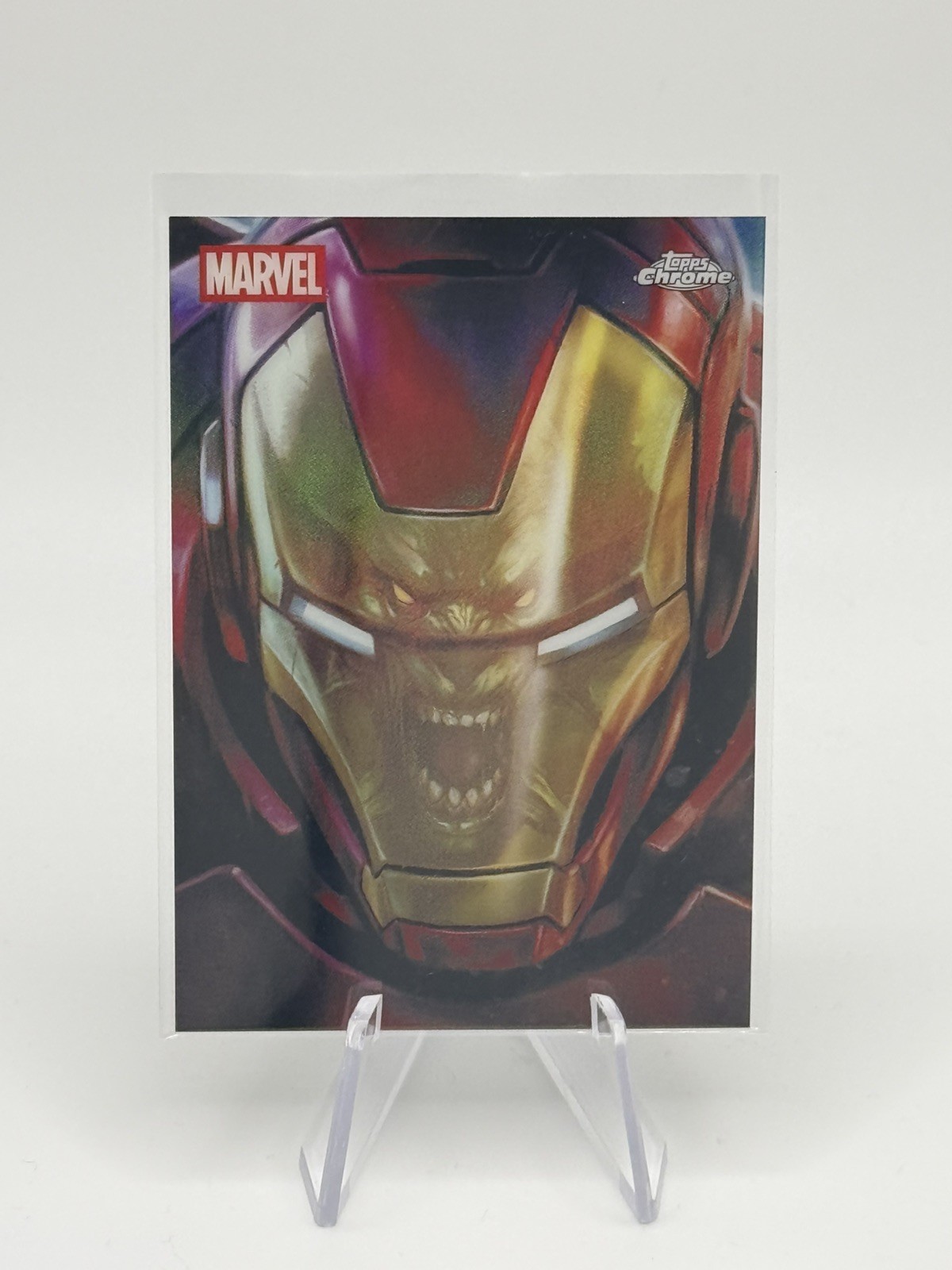 2026 Topps Chrome Marvel Iron Man & Fin Fang Foom Marvel Reflections #MR-05