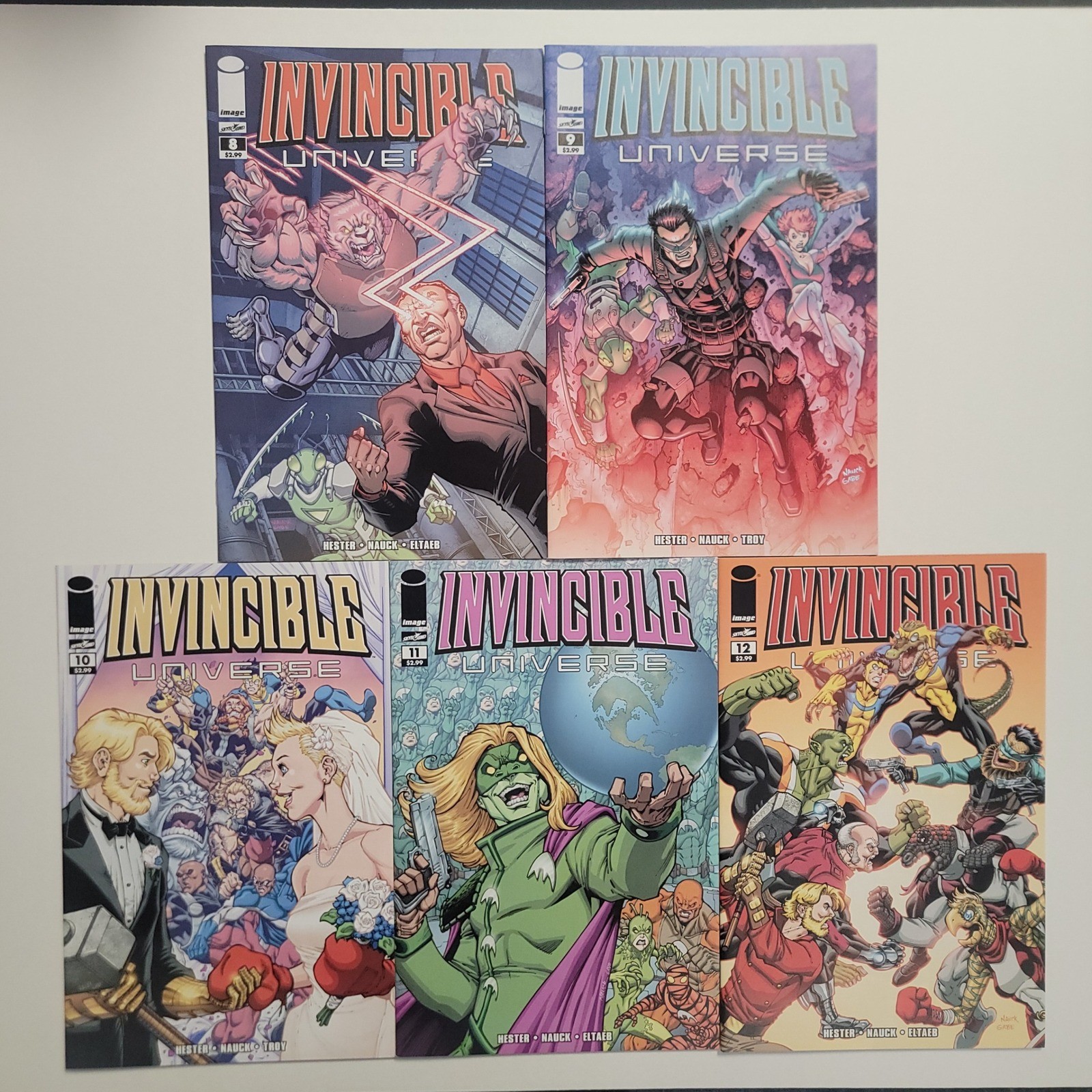 Invincible Universe Image Comics Issues 8 9 10 11 12 Lot (2013) High Grade Set
