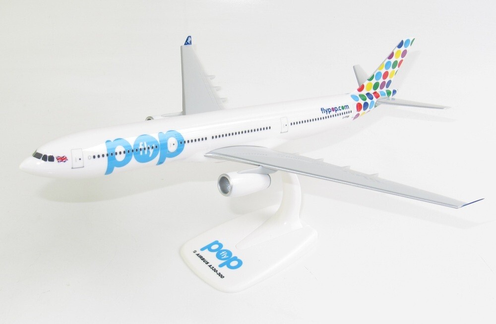 FlyPop Airbus A330-300 PPC 1:200 Scale Plastic Snap Fit Model
