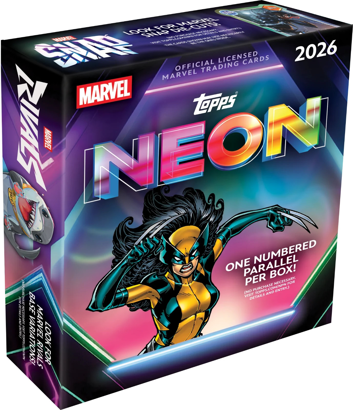 2026 Topps Neon Marvel Mega Box PRESALE SEALED NEW