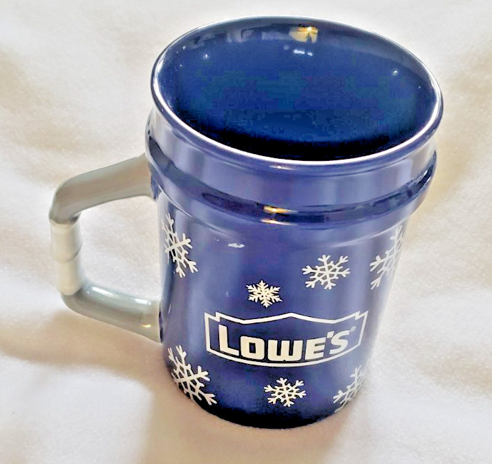 Lowes Limited Edition Holiday Exclusive Mini Bucket Ceramic Coffee Mug Cup