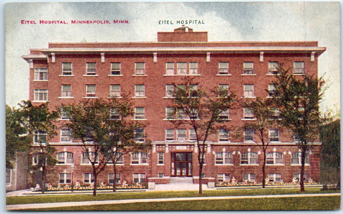 Postcard - Eitel Hospital - Minneapolis, Minnesota