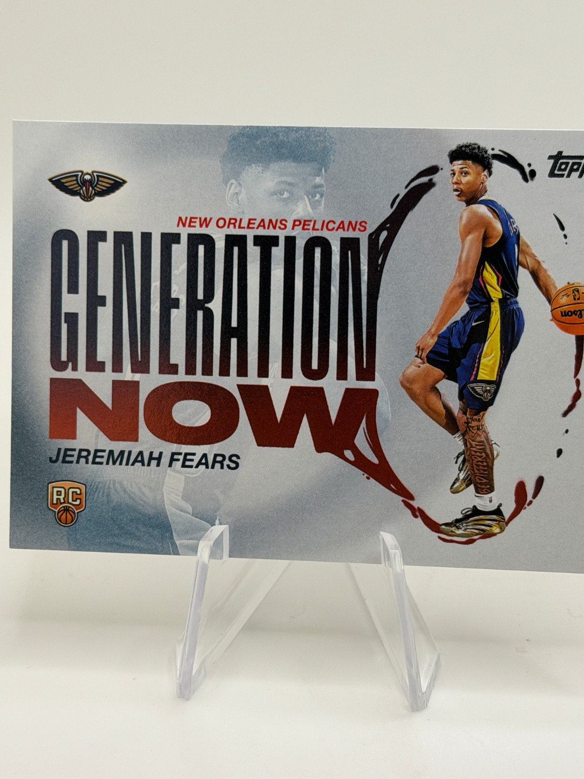 Jeremiah Fears New Orleans Pelicans 2025-26 Topps Generation Now GN-7