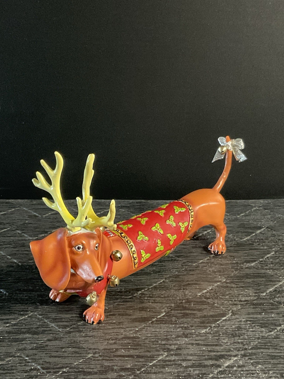 Westland Hot Diggity Dog 16537 Reindeer Weiner Dachshund