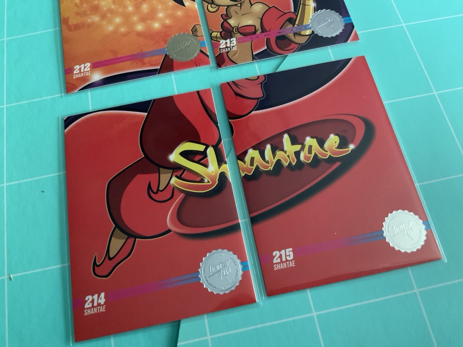 Shantae Limited Run Games  212 -215 1 Gold Set LRG - Risky\'s Revenge
