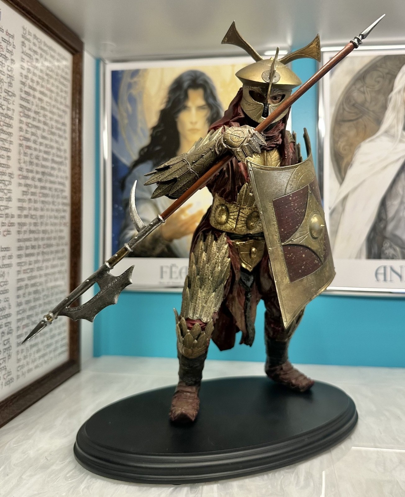 RARE Sideshow Weta LOTR Two Towers Easterling Soldier statue import fees prepaid