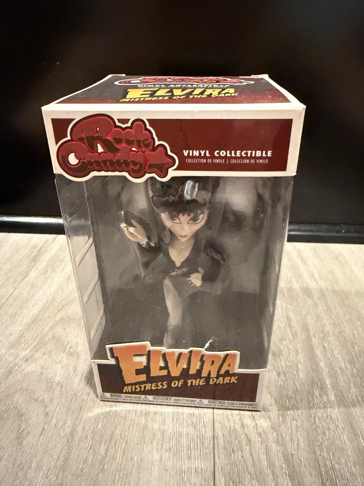 Funko Rock Candy ELVIRA Mistress of the Dark Vinyl Figure (VAULTED) New In Box