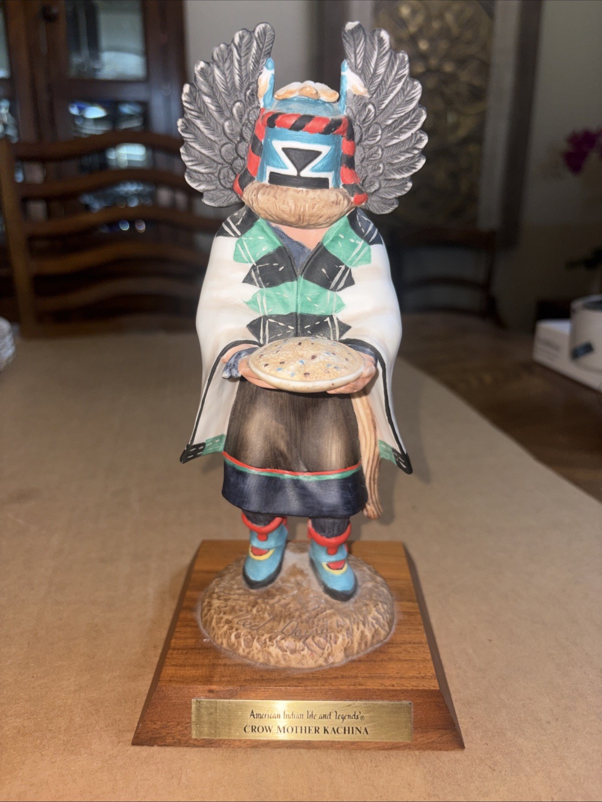 Crow Mother Cast Figurine By Neil David American Indian Life And Legends HOPI