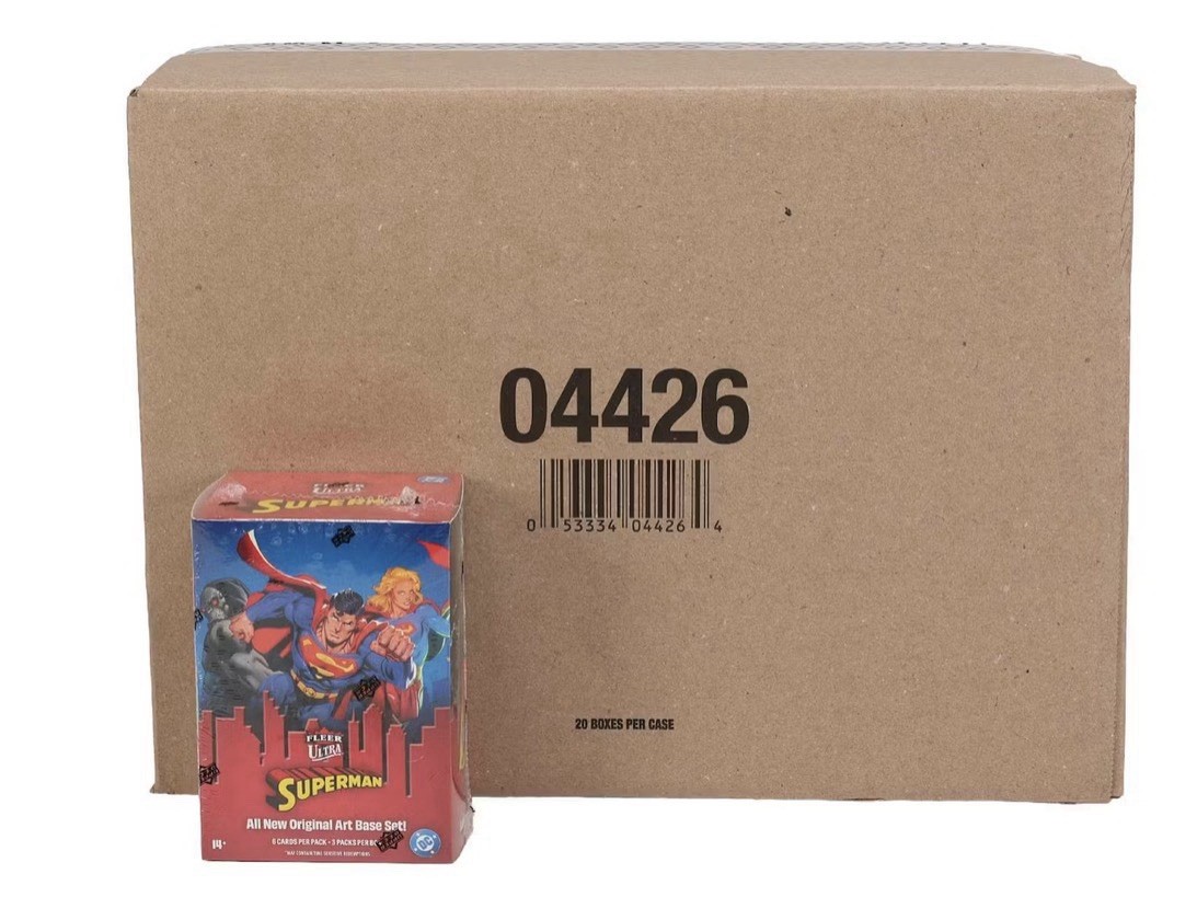 2025 Upper Deck Fleer Ultra Superman Blaster 20-Box CASE - NEW 