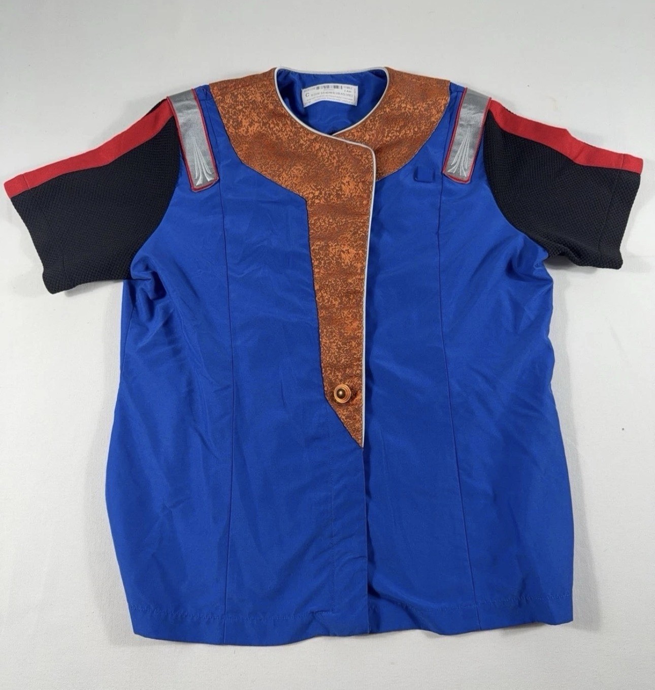 Disneyland Cast Member Costume Star Wars Star Tours Female Large Top Prop Shirt Disneyland Cast Member Costume Star Wars Star Tours Female Large Top Prop Shirt