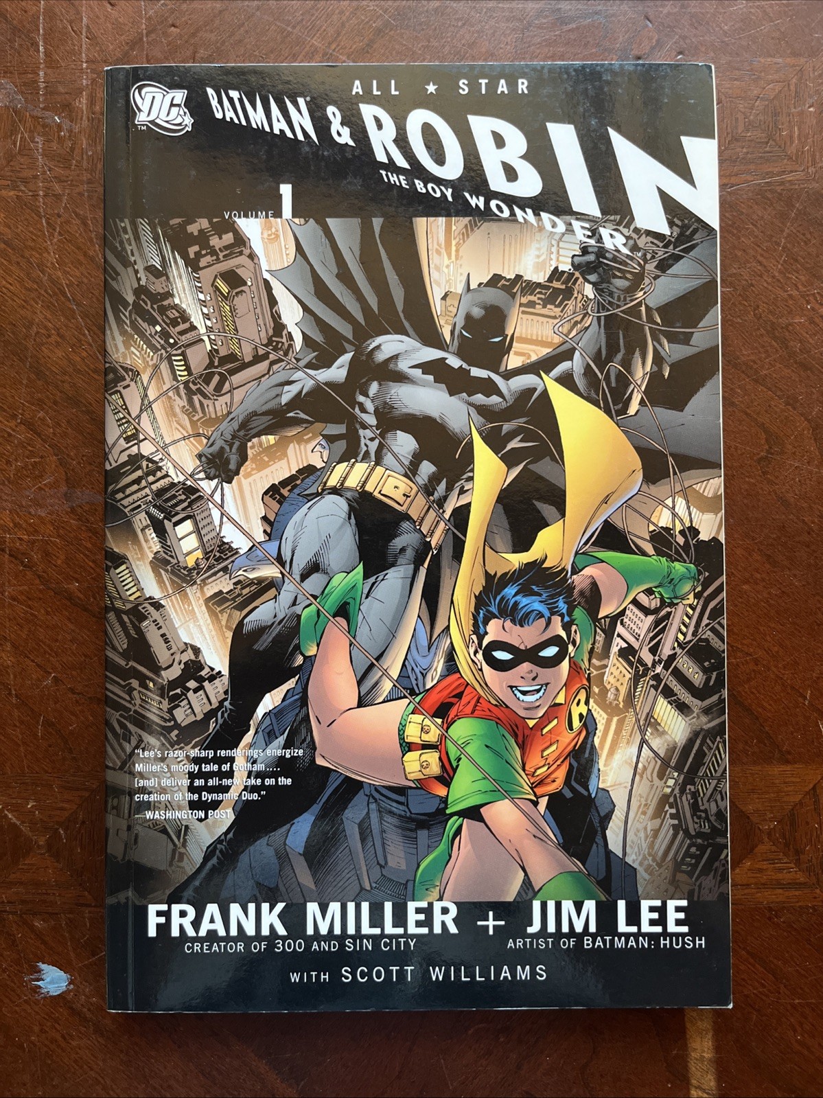 All Star Batman and Robin, the Boy Wonder #1 DC Peel (2009, PB, 1st Ed/2nd Pt)