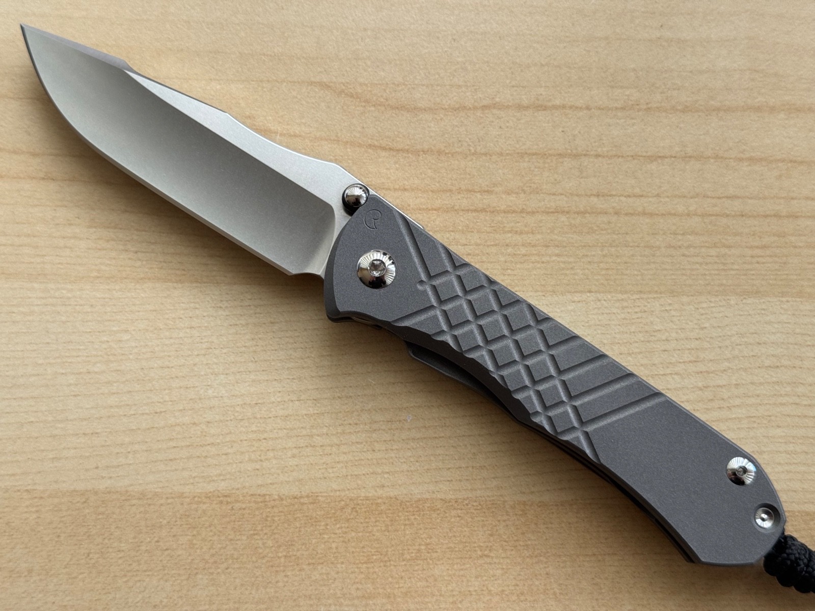 NEW CHRIS REEVE KNIVES UMNUMZAAN DROP POINT MAGNACUT TITANIUM HANDLE P