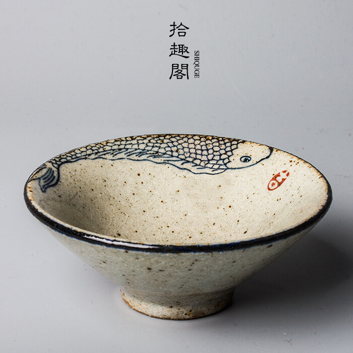 Antique Tea Cup Jingdezhen Tea Set Ceramic Japanese Coarse Pottery Cup Douli Cup
