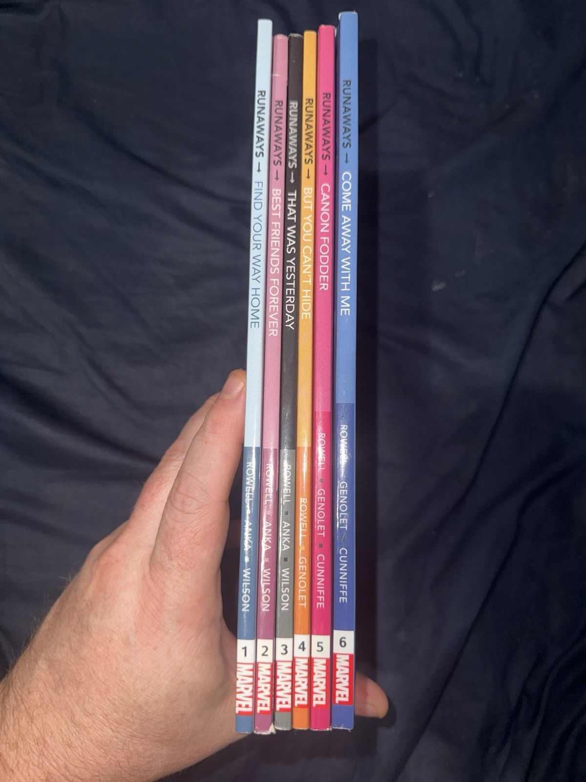 Marvel Runaways TPB Vol 1-6 by Rainbow Rowell complete set 1 2 3 4 5 6